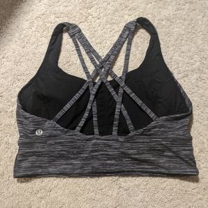 Free to Be Serene Bra LL, Dark Carbon Ice Grey